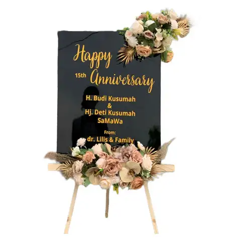 Papan Bunga Akrilik kertasari