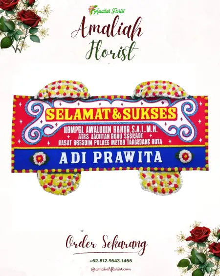 Papan Bunga Ucapan Selamat kertasari